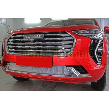 Защита радиатора Папа Тюнинг Haval Jolion 2020- chrome низ