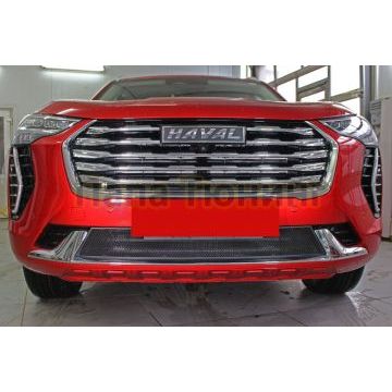Защита радиатора Папа Тюнинг Haval Jolion 2020- black низ