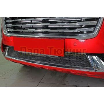 Защита радиатора Папа Тюнинг Haval Jolion 2020- black низ