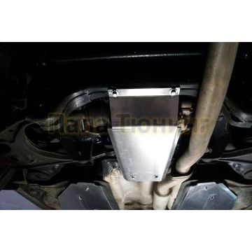 Защита заднего редуктора (алюминий) 4мм ТСС для Genesis GV80 4WD 3D 2020- Защита заднего редуктора (алюминий) 4мм ТСС для Genesis GV80 4WD 3D 2020-