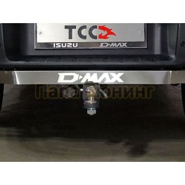 Фаркоп (оцинкованный, надпись D-MAX, шар E) ТСС для Isuzu D-MAX 3.0D 2019-