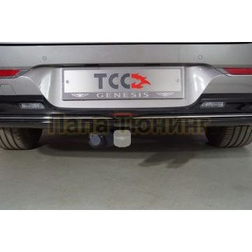 Фаркоп (оцинкованный, шар E нерж.) ТСС для Genesis GV80 4WD 3D 2020-