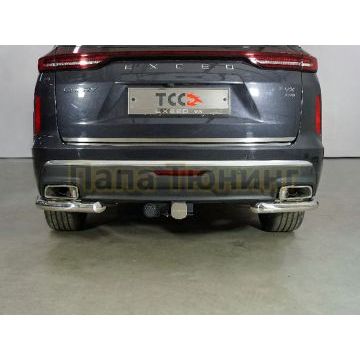 Фаркоп (оцинкованный, шар E) ТСС для Exeed VX 2.0L 4WD 2021-2023/Exeed VX 2023-
