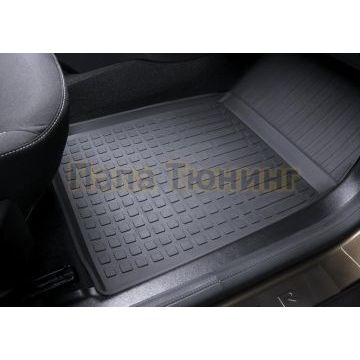 Коврики салона литьевые RIVAL для Renault Duster 2021- без вещевого ящика