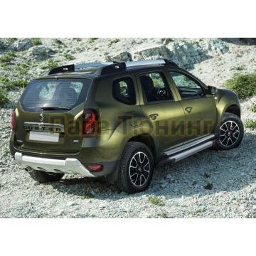 Пороги алюминиевые Rival Start для Nissan Terrano 2014-/Renault Duster 2011-/Renault Kaptur 2020-/Renault Arkana 2019-