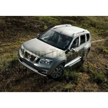 Пороги алюминиевые Rival Start для Nissan Terrano 2014-/Renault Duster 2011-/Renault Kaptur 2020-/Renault Arkana 2019-
