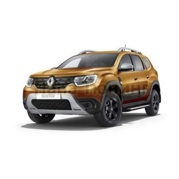 Пороги алюминиевые Rival Bmv Style V2 для Nissan Terrano 2014-/Renault Duster 2011-/Renault Kaptur 2020-/Renault Arkana 2019-