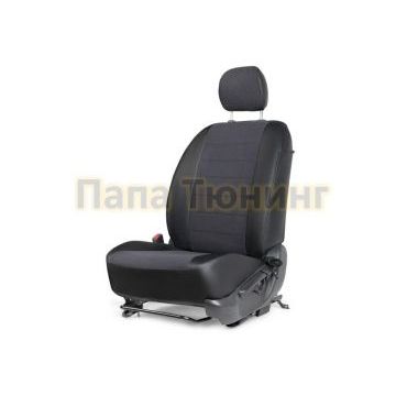 Чехлы Алькантара RIVAL задняя спинка 40/60, рисунок Строчка для Volkswagen Polo V Sd 2009-2020