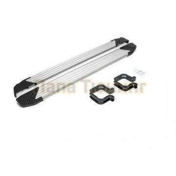 Порог-площадка Silver AutoMax для Mitsubishi L200 2007-