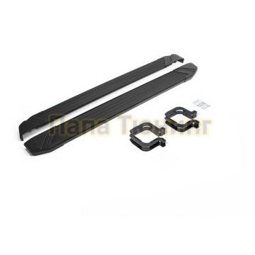 Порог-площадка Black AutoMax для Mitsubishi L200 2007-