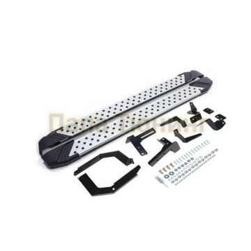 Порог-Площадка Style AutoMax для Hyundai SantaFe 2018-2020