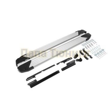 Порог-площадка Silver AutoMax для Toyota RAV 4 2019-