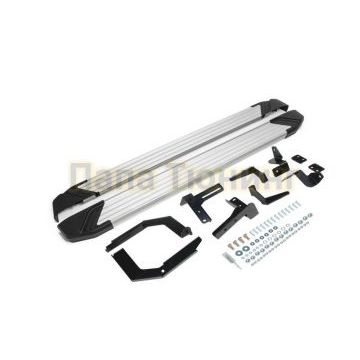 Порог-площадка Silver AutoMax для Hyundai SantaFe 2018-2020