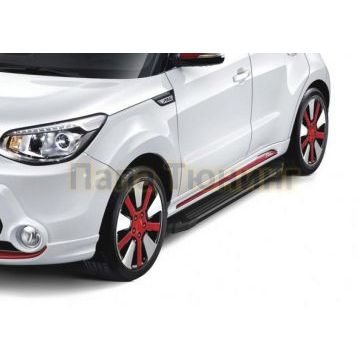 Порог-площадка Black AutoMax для KIA Seltos 2020-/KIA Soul 2019-