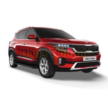 Порог-площадка Black AutoMax для KIA Seltos 2020-/KIA Soul 2019-