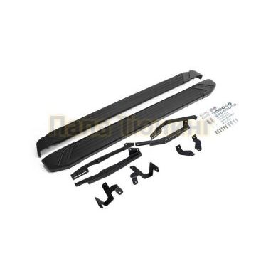 Порог-площадка Black AutoMax для Renault Duster 2011-/Renault Arkana 2019-/ Renault Kaptur 2020-/Nissan Terrano 2014-