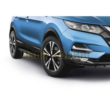 Порог-площадка Black AutoMax для Nissan X-Trail 2013-/Nissan Qashqai 2013-/Renault Koleos 2017-