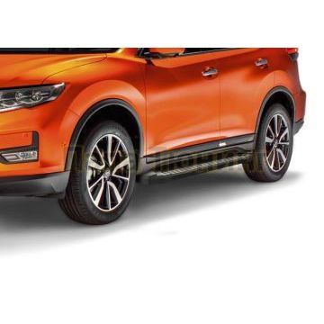 Порог-площадка Black AutoMax для Nissan X-Trail 2013-/Nissan Qashqai 2013-/Renault Koleos 2017-