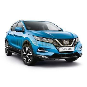Порог-площадка Black AutoMax для Nissan X-Trail 2013-/Nissan Qashqai 2013-/Renault Koleos 2017-