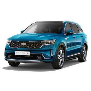 Порог-площадка Black AutoMax для Hyundai Santa Fe 2012-2016/Hyundai SantaFe Premium 2015-2018/KIA Sorento 2012-2020