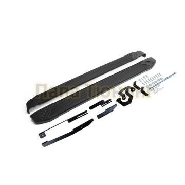 Порог-площадка Black AutoMax для Hyundai Creta 2016-2021