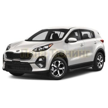 Порог-площадка Black AutoMax для Hyundai Tucson 2015-2021/KIA Sportage 2016-2021