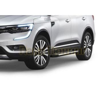 Порог-Площадка Style AutoMax для Nissan X-Trail 2013-/Nissan Qashqai 2013-/Renault Koleos 2017-