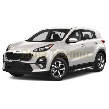 Порог-Площадка Style AutoMax для Hyundai Tucson 2015-2021/KIA Sportage 2016-2021