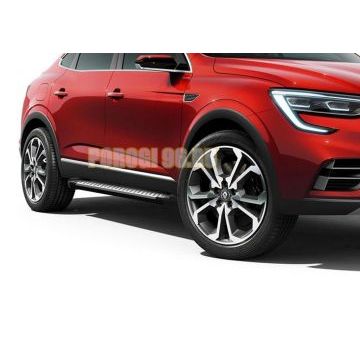 Порог-Площадка Style AutoMax для Renault Duster 2011-/Renault Arkana 2019-/ Renault Kaptur 2020-/Nissan Terrano 2014-