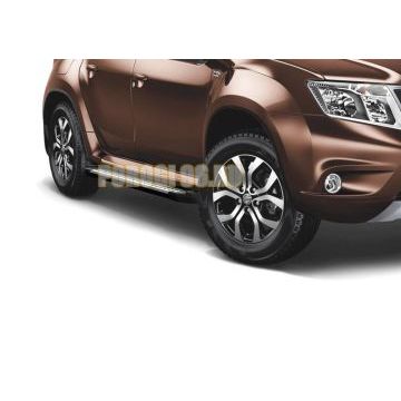 Порог-Площадка Style AutoMax для Renault Duster 2011-/Renault Arkana 2019-/ Renault Kaptur 2020-/Nissan Terrano 2014-