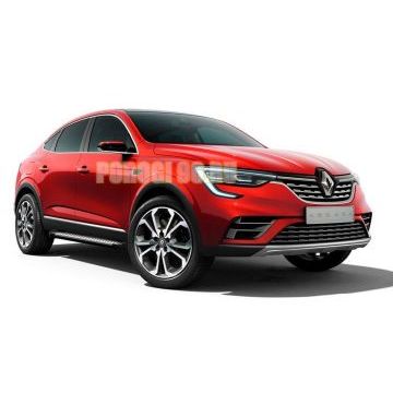 Порог-Площадка Style AutoMax для Renault Duster 2011-/Renault Arkana 2019-/ Renault Kaptur 2020-/Nissan Terrano 2014-