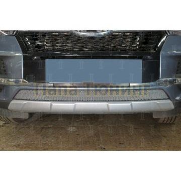 Защита радиатора Chery Tiggo 4 2018-2024 chrome низ