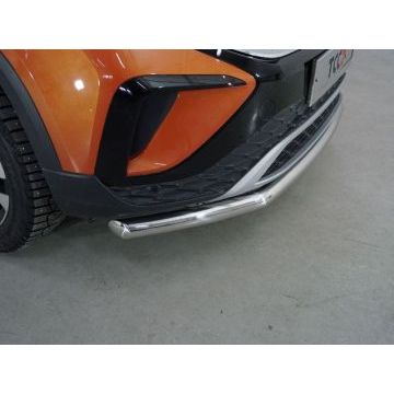 Защита передняя нижняя 60,3 мм ТСС для Volkswagen Taos 2021-