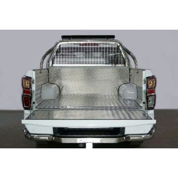 Защитный алюминиевый вкладыш в кузов автомобиля (комплект) ТСС для Isuzu D-MAX 3.0D 2019-