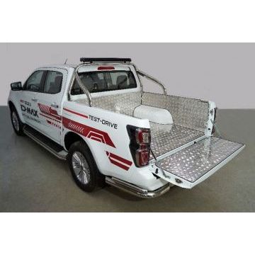 Защитный алюминиевый вкладыш в кузов автомобиля (комплект) ТСС для Isuzu D-MAX 3.0D 2019-