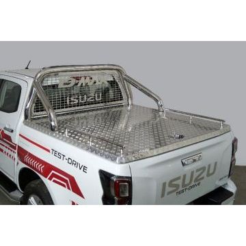 Защита кузова и заднего стекла (для крышки) 76,1 мм ТСС для Isuzu D-MAX 3.0D 2019- Защита кузова и заднего стекла (для крышки) 76,1 мм ТСС для Isuzu D-MAX 3.0D 2019-