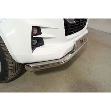 Защита передняя нижняя 76,1 мм ТСС для Isuzu D-MAX 3.0D 2019-