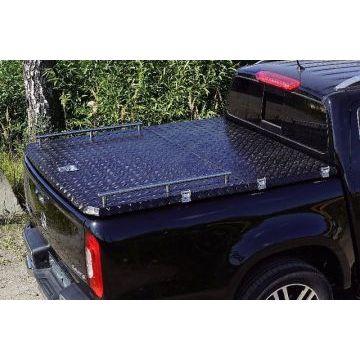 Рейлинг длинный (комплект) ТСС для Isuzu D-MAX 3.0D 2019-