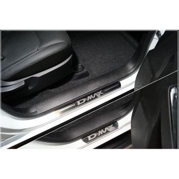 Накладки на пороги (лист зеркальный надпись D-MAX) 4шт ТСС для Isuzu D-MAX 3.0D 2019- Накладки на пороги (лист зеркальный надпись D-MAX) 4шт ТСС для Isuzu D-MAX 3.0D 2019-