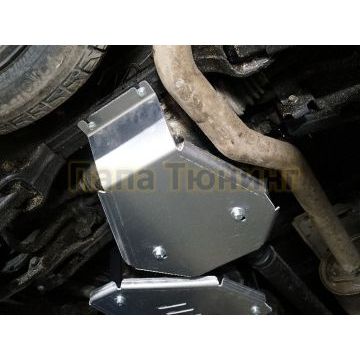 Защита заднего редуктора (алюминий) 4 мм ТСС для Hyundai Staria 2021- Защита заднего редуктора (алюминий) 4 мм ТСС для Hyundai Staria 2021-