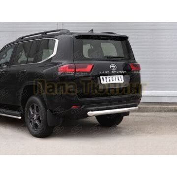 Защита заднего бампера d76 дуга РусСталь для Toyota Land Cruiser 300 2021-