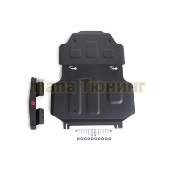 Защита радиатора + картера Сталь АвтоБРОНЯ для Toyota Land Cruiser 300, V - 4.0; 3.5; 3.3TD 2021-