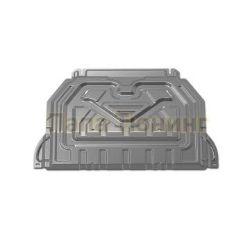 Защита картера + КПП Алюминий АвтоБРОНЯ для Mitsubishi Outlander, V - 2.0; 2.4 2012-