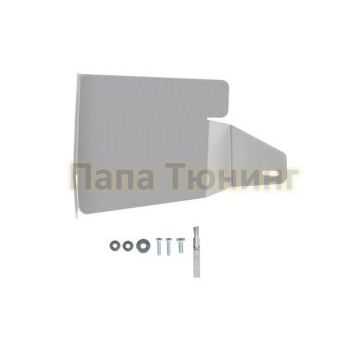 Защита бокового пыльника правый Алюминий RIVAL для Chery Tiggo 4, V - 1.5; 2.0; Увеличенная 2019-2024/Chery Tiggo 7 Pro, V - 1.5; Увеличенная 2020-/Chery Tiggo 7, V - 1.5; 2.0; Увеличенная 2019-2020/Chery Tiggo 8 Pro, V - 1.6; 2.0; Увеличенная 2020-/Chery Tiggo 8, V - 2.0; Увеличенная 2020-