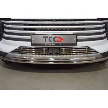 Решетка радиатора 12 мм 2шт ТСС для Exeed TXL 1.6L Turbo 4WD 2021- (не подходят на комплектацию FL2)