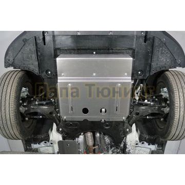 Защита картера и КПП (алюминий) 4 мм ТСС для Cheryexeed TXL 1.6L Turbo 4WD 2021- Защита картера и КПП (алюминий) 4 мм ТСС для Cheryexeed TXL 1.6L Turbo 4WD 2021-