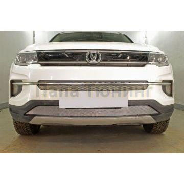 Защита радиатора Changan CS35Plus 2018-2023 chrome низ