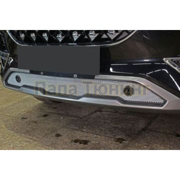 Защита радиатора Chery Tiggo 8 PRO 2021- chrome низ с парктроником