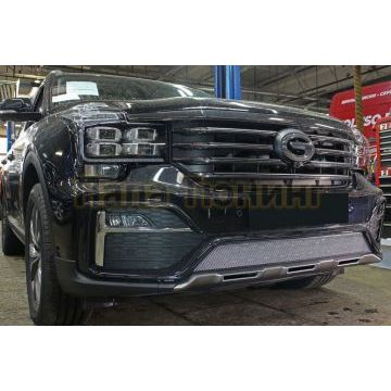 Защита радиатора GAC GS8 2016-2023 (GE/GL) chrome низ