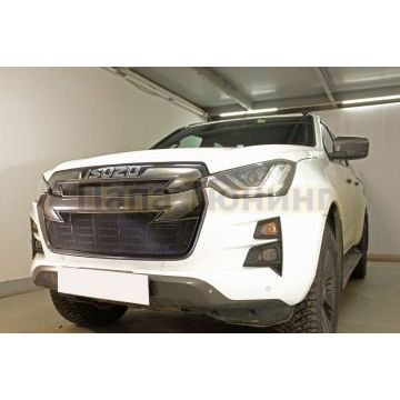 Защита радиатора Isuzu D-Max 2019- black низ